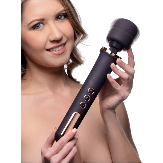 SCEPTER 50X SILICONE WAND MASSAGER - BLACK/GOLD image 2