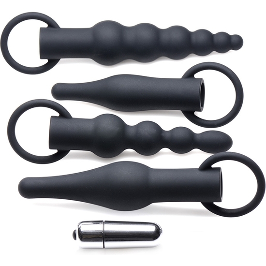 3X PREMIUM RINGED RIMMERS ANAL TRAINING SET - BLACK image 0