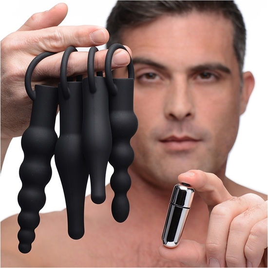 3X PREMIUM RINGED RIMMERS ANAL TRAINING SET - BLACK image 2