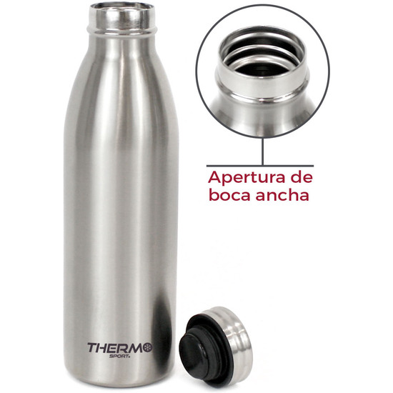 BOTELLA TERMO ACERO 750ML SILVER image 3