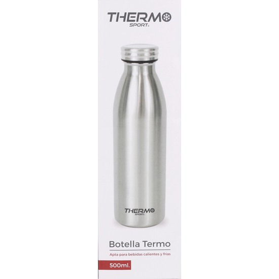 BOTELLA TERMO ACERO 500ML SILVER  image 1