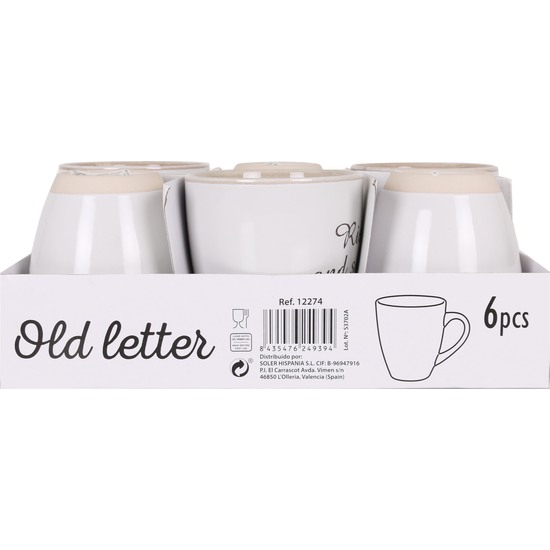 MUG JUMBO 450CC OLD LETTER image 1