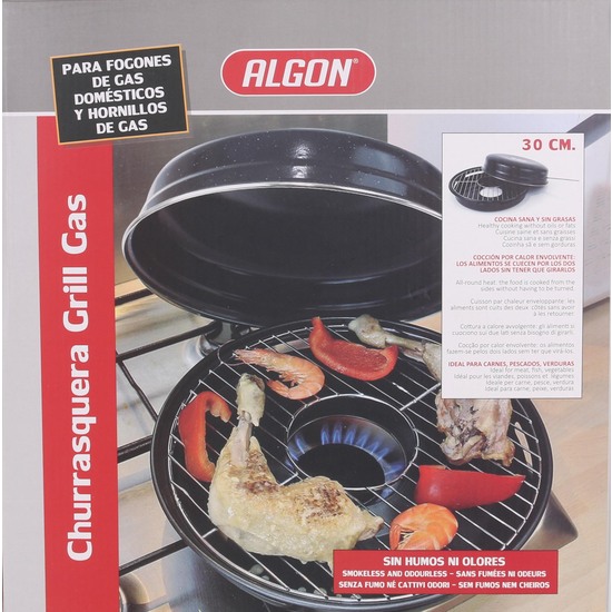 CHURRASQUERA GRILL GAS 30CM ALGON image 1