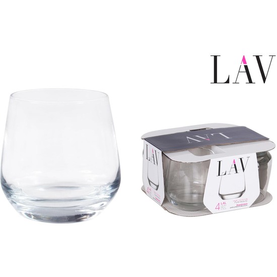 SET 4 VASOS WHISKY 345CC LAL image 0