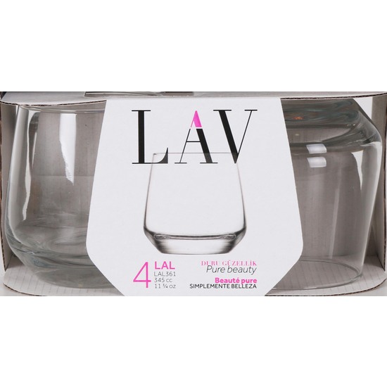 SET 4 VASOS WHISKY 345CC LAL image 1