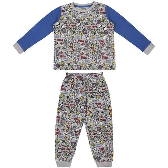PIJAMA LARGO INTERLOCK AVENGERS GRAY  image 0