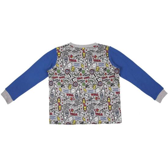 PIJAMA LARGO INTERLOCK AVENGERS GRAY  image 2