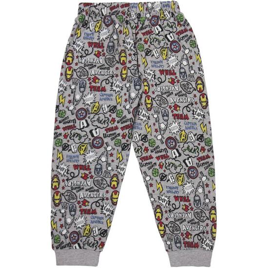 PIJAMA LARGO INTERLOCK AVENGERS GRAY  image 4