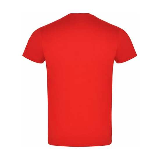 PACK DE 10 CAMISETAS DE MANGA CORTA ROLY, ROJO CON CUELLO REDONDO DOBLE image 1