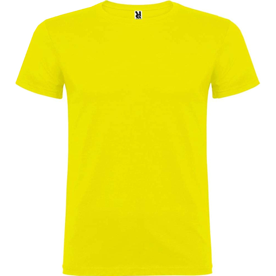 PACK DE 2 CAMISETAS DE MANGA CORTA ROLY, AMARILLO CON CUELLO REDONDO DOBLE image 1