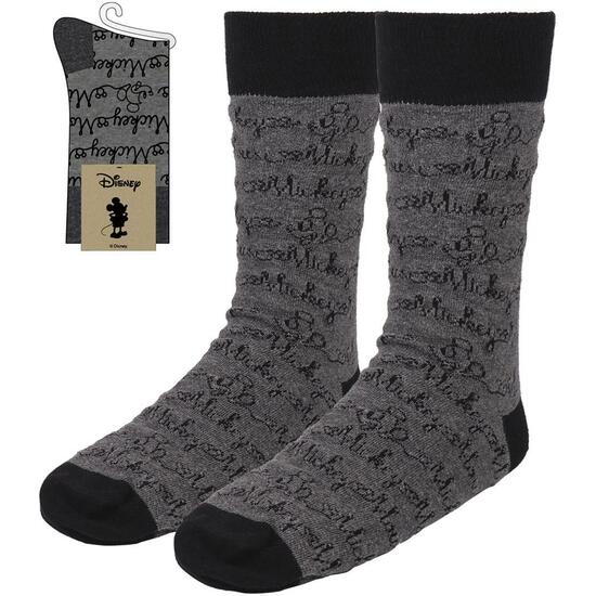 CALCETINES MICKEY DARK GRAY image 0