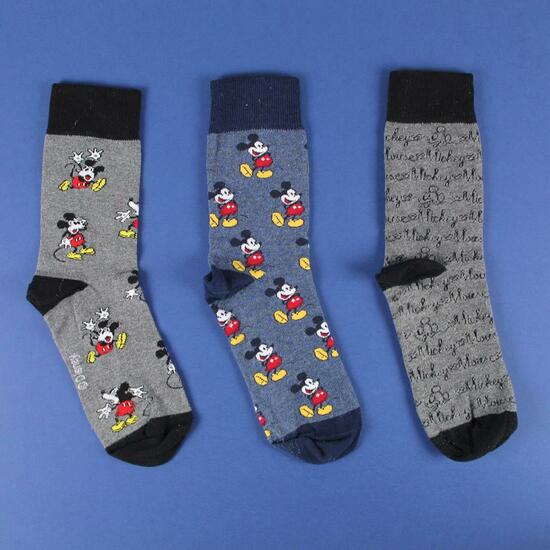 CALCETINES MICKEY DARK GRAY image 2