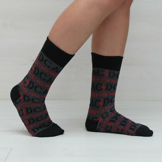 PACK CALCETINES 3 PIEZAS ACDC MULTICOLOR - TALLA 40/46  image 1
