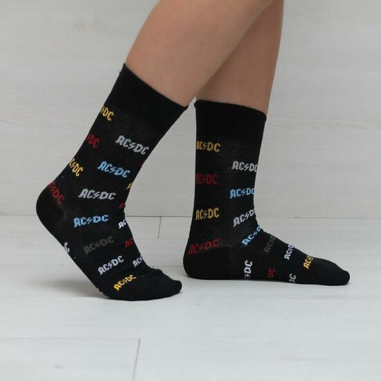 PACK CALCETINES 3 PIEZAS ACDC MULTICOLOR - TALLA 40/46  image 2