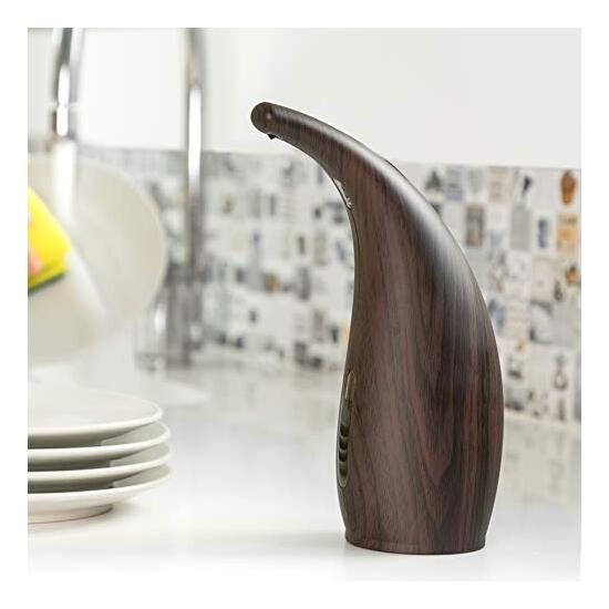 DISPENSADOR DE JABON AUTOMATICO CON SENSOR EFECTO MADERA image 4
