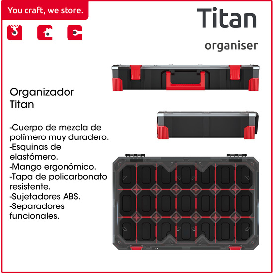 ORGANIZADOR DE HERRAMIENTAS KISTENBERG TITAN image 2