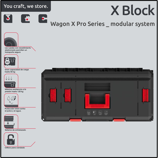 CAJA DE HERRAMIENTAS KISTENBERG X-BLOCK PRO WAGON image 1