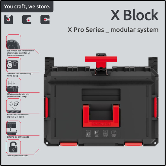 CAJA DE HERRAMIENTAS KISTENBERG X-BLOCK PRO image 1