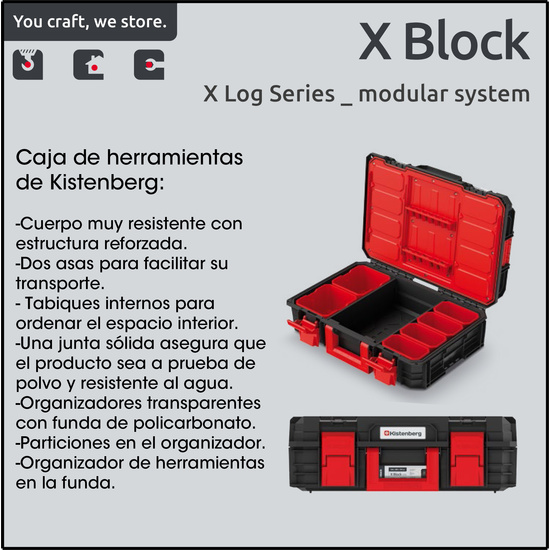 CAJA DE HERRAMIENTAS KISTENBERG X-BLOCK image 2