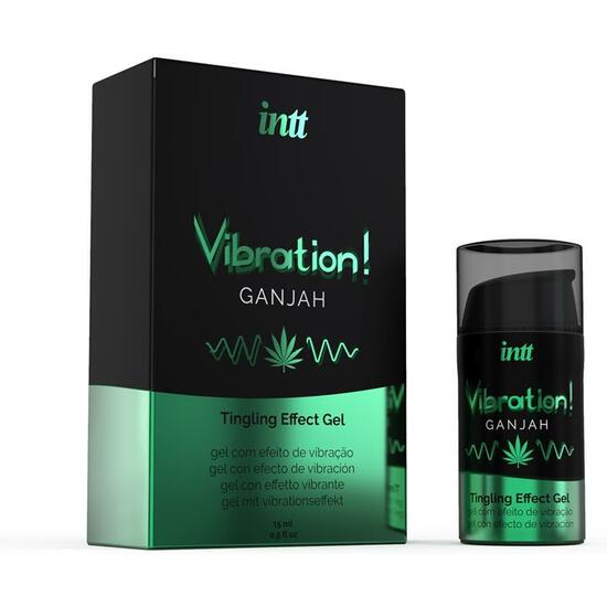 INTT VIBRATION GANJAH! LIQUID VIBRATOR 15ML image 0