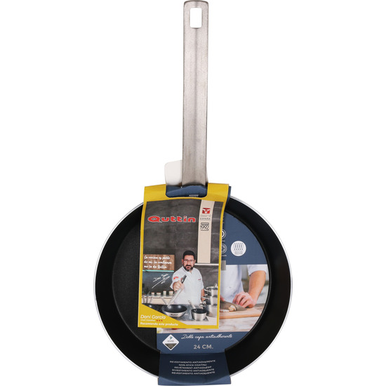 SARTEN 24CM ALUMINIO PRESS MANGO ACERO INDUCCIÓN  image 1