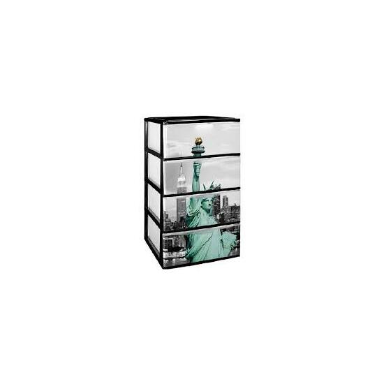 LOTE DE 4 CAJAS IRIS EN COLOR NEGRO image 0
