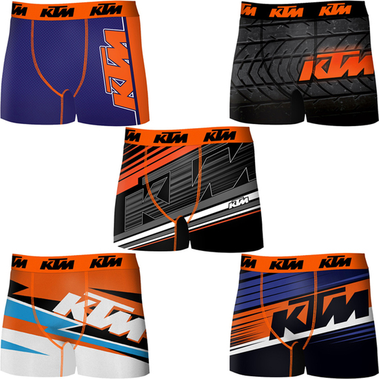 PACK 15 CALZONCILLOS KTM EN VARIOS COLORES PARA HOMBRE image 1