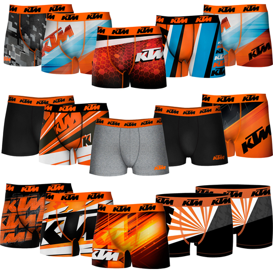 PACK 15 CALZONCILLOS KTM ALEATORIOS PARA HOMBRE image 0