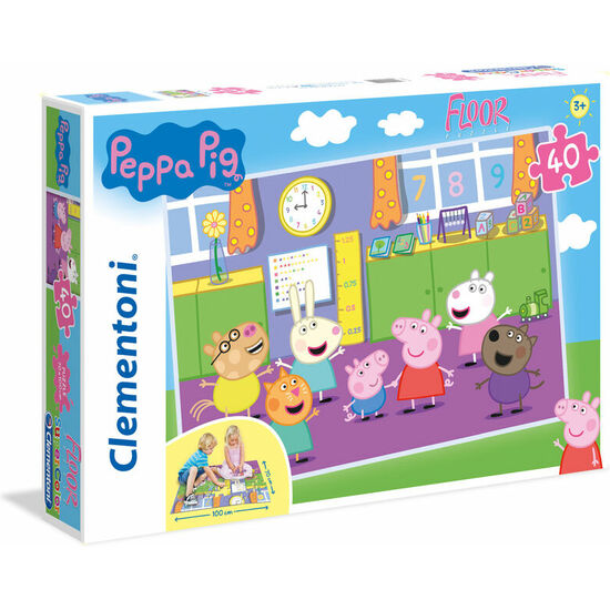 PUZZLE FLOOR PEPPA PIG 40PZS image 0