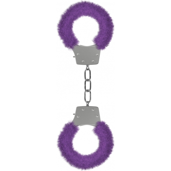 OUCH PLEASURE FURRY HANDCUFFS PURPLE image 0