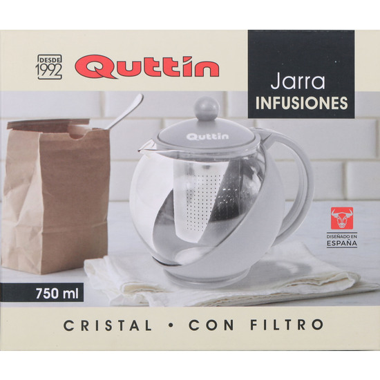 JARRA INFUSIONES CRISTAL 750ML QUTTIN image 1