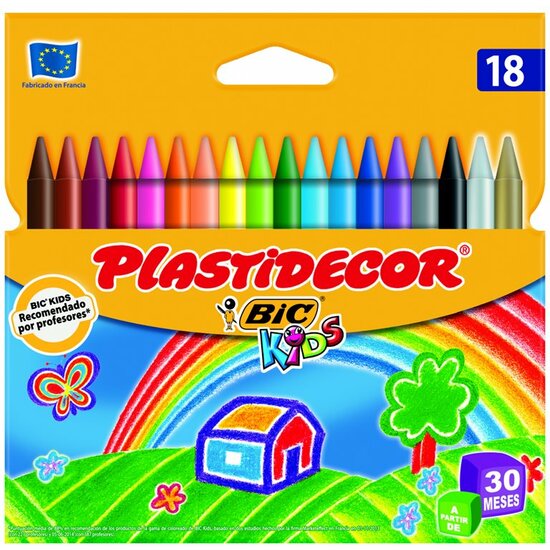 PLASTIDECOR KIDS X 18 COLORES image 0