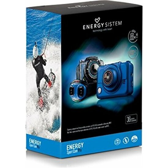 ENERGY SPORT CAM PRO (FULL HD 1080P 30FPS, WI-FI, MANDO REMOTO, ACCESORIOS PRO PACK) image 0