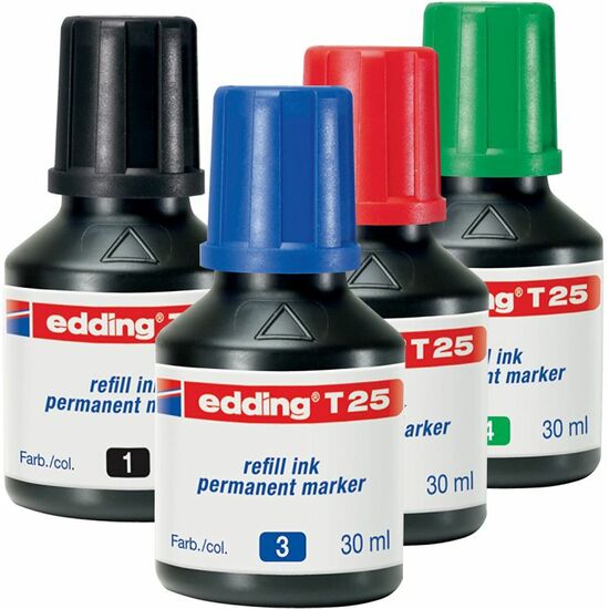 TINTA PARA ROTULADORES EDDING - AZUL - 25CC image 0