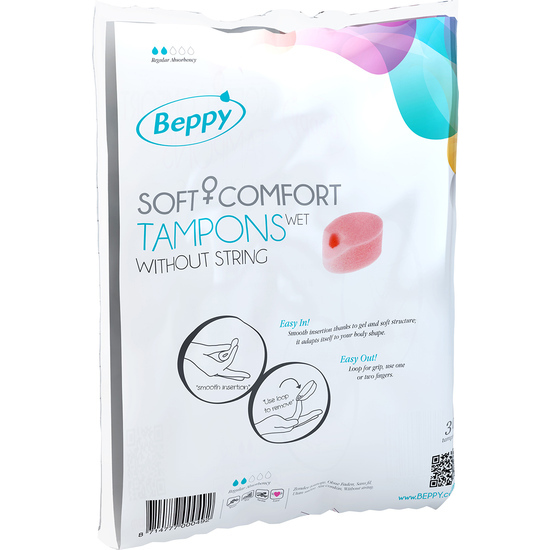 BEPPY SOFT-COMFORT TAMPONS WET 30 UDS image 0