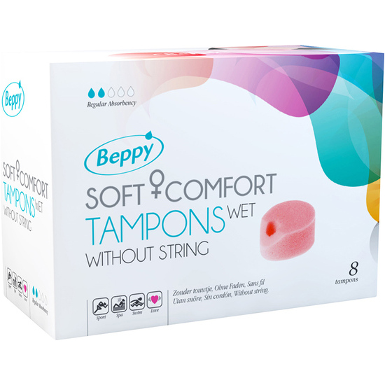 BEPPY SOFT-COMFORT TAMPONS WET 8 UDS image 0