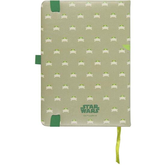 CUADERNO DE NOTAS POLIPIEL THE MANDALORIAN THE CHILD - VERDE - A5 image 1