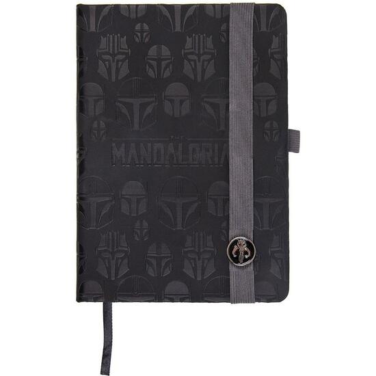 CUADERNO DE NOTAS POLIPIEL THE MANDALORIAN - NEGRO  image 0