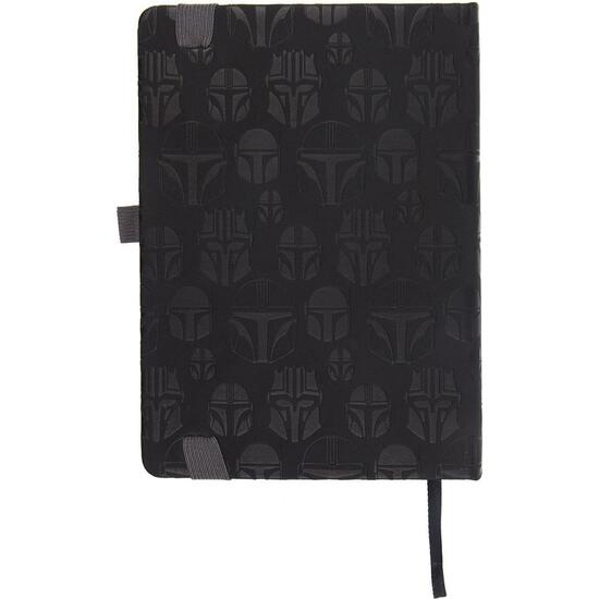 CUADERNO DE NOTAS POLIPIEL THE MANDALORIAN - NEGRO  image 1