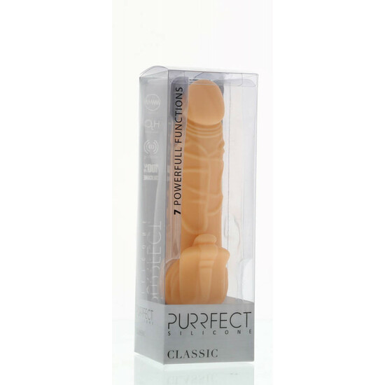 PURRFECT SILICONE CLASSIC 7 INCH FLESH image 1