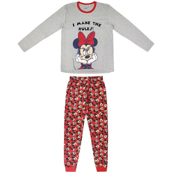 PIJAMA LARGO SINGLE JERSEY MICKEY - GRIS image 0