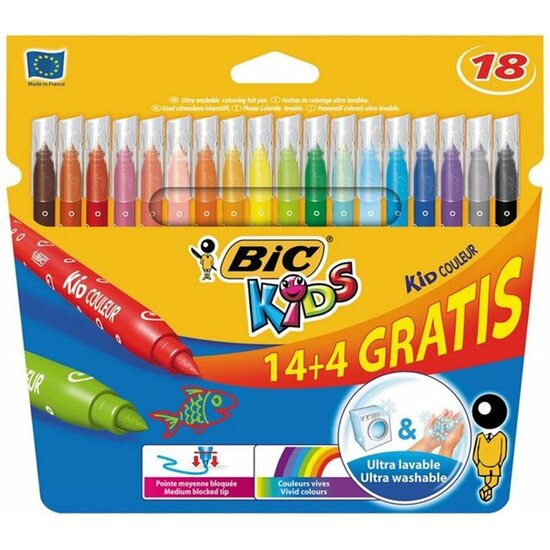 ROTULADORES BIC KIDS 14+4 GRATIS image 0