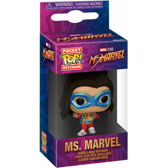 LLAVERO POCKET POP MARVEL MS. MARVEL image 0