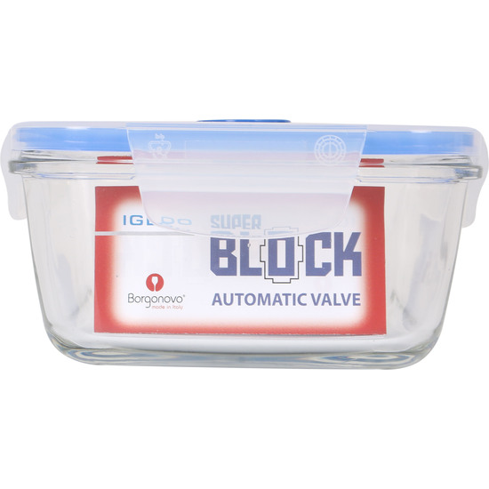 HERMETICO 14CM CON TAPA VALVULA SUPERBLOCK CUADRADA  image 1