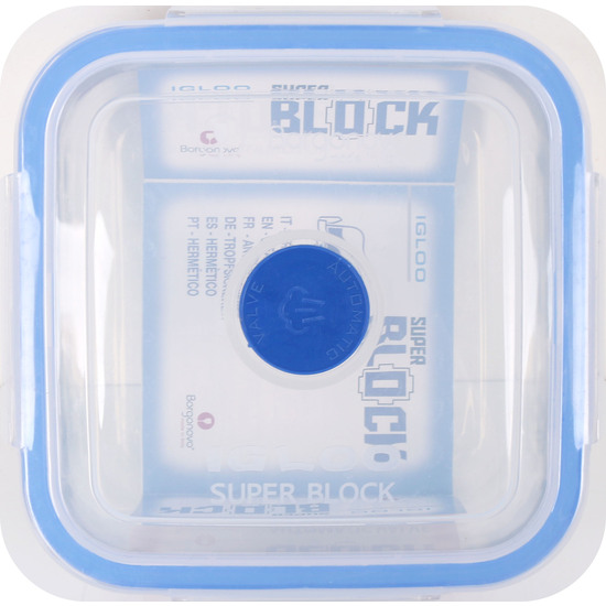 HERMETICO 14CM CON TAPA VALVULA SUPERBLOCK CUADRADA  image 2
