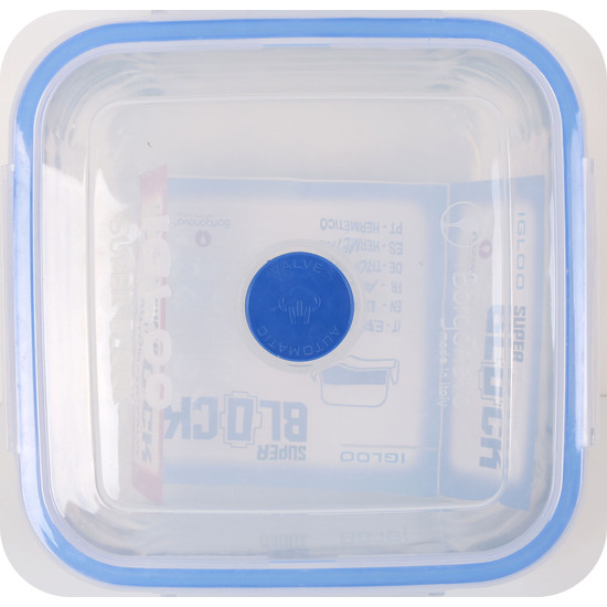 HERMETICO 17CM CON TAPA VALVULA SUPERBLOCK CUADRADA image 3