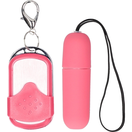 VIBRATING BULLET REMOTE CONTROLLED PINK image 0