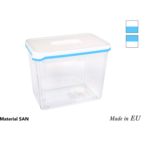 FIAMBRERA RECTANGULAR ALTA 2.2 L WHITE BLUE image 0