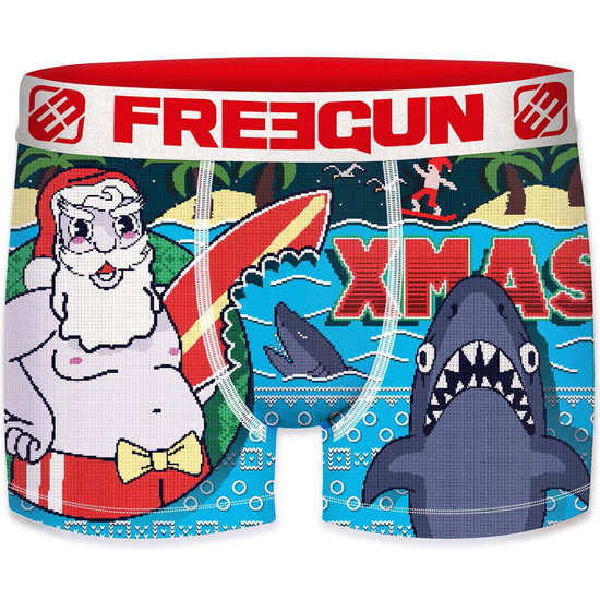 BOXER UNITARIO FREEGUN CHRISTMAS - MICROFIBRA  image 0