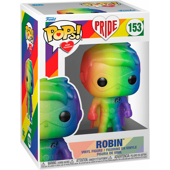 FIGURA POP DC COMICS ROBIN PRIDE image 1